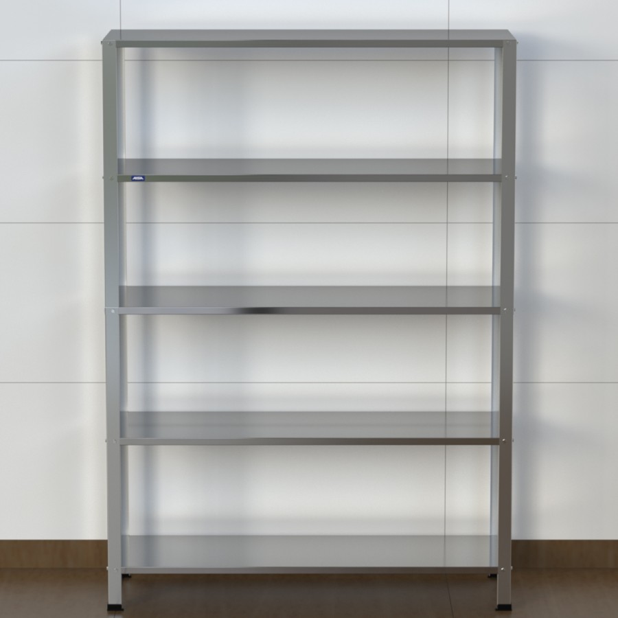 Estante Armário Prateleira Inox 5 Bandejas 400 X 1200 Aisa